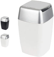 Emme retro con coperchio 7 litri (diametro x altezza): 20 x 33 cm bianco