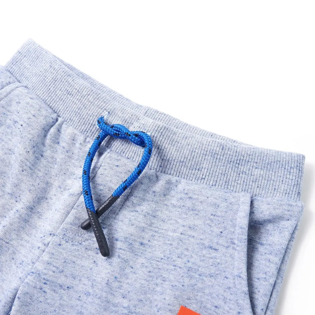 Pantaloncini per Bambini con Coulisse Blu M¨¦lange 128 CFW8632839