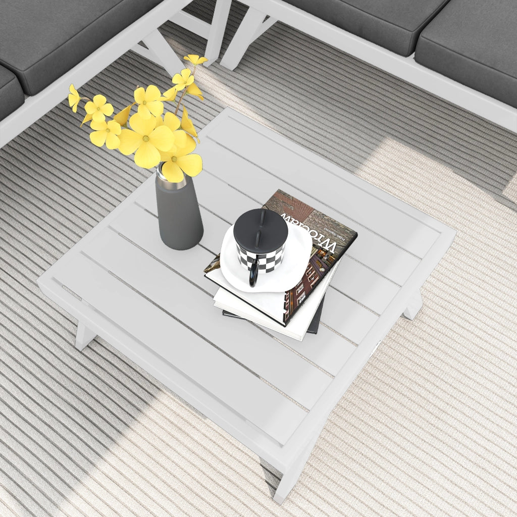 Set Divano da Giardino 4 Pezzi con Cuscini ¨C MINIMAL ¨C Polyrattan Grigio