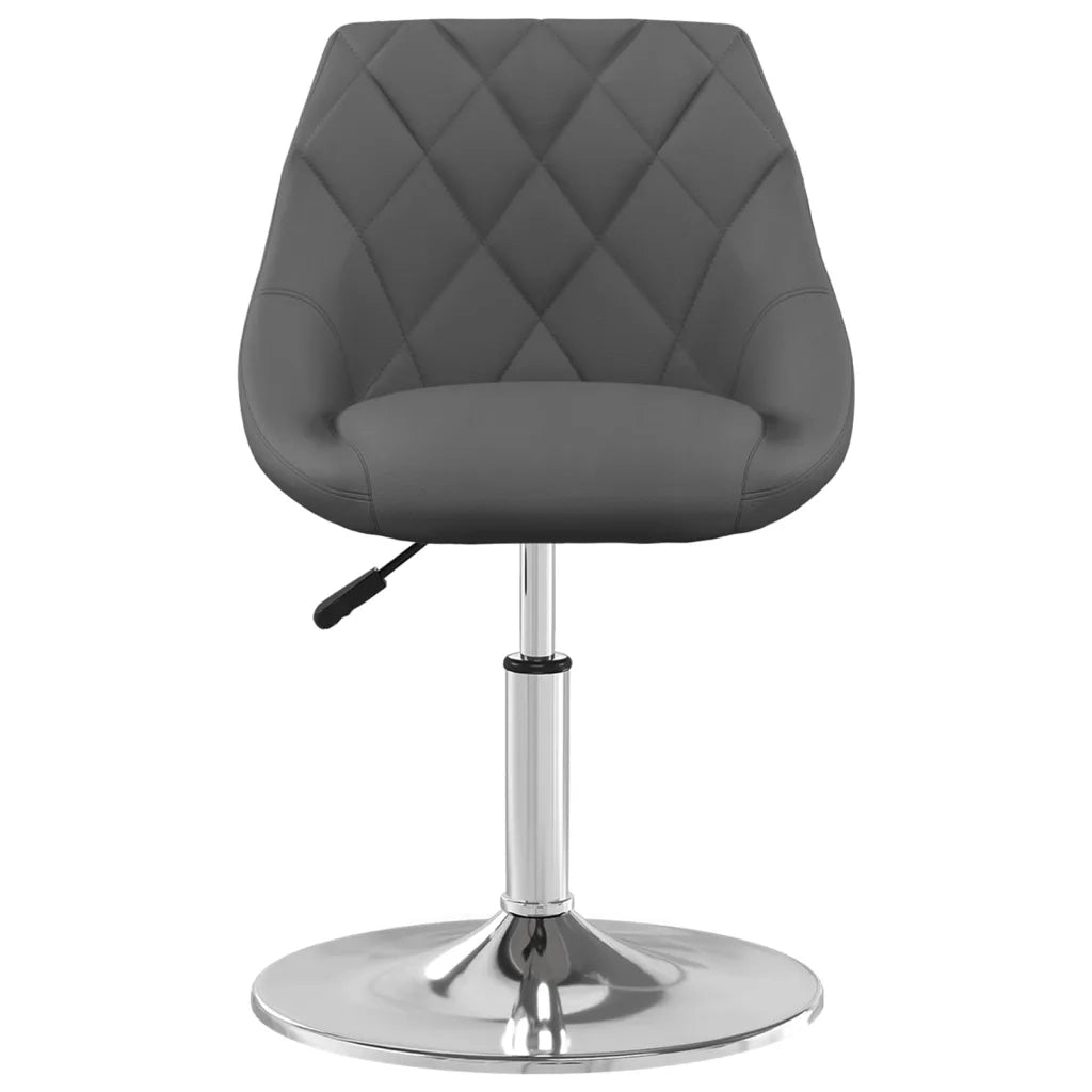 Sedie da Pranzo Girevoli 6 pz Grigio Scuro in Velluto 3088770
