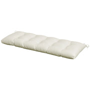 Cuscino per Panchina da Giardino o Dondolo ¨C zephmum ¨C Crema 128x48x8 cm