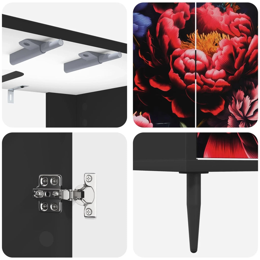 Mobile da Bagno KIEL Rovere Nero 60 x 40 x 61 cm 8007423