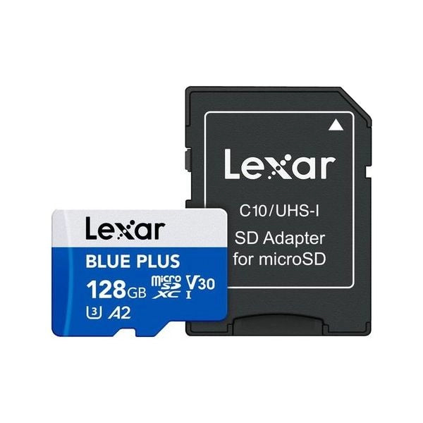 Scheda di memoria lexar lmsblpl128g bnang blue plus