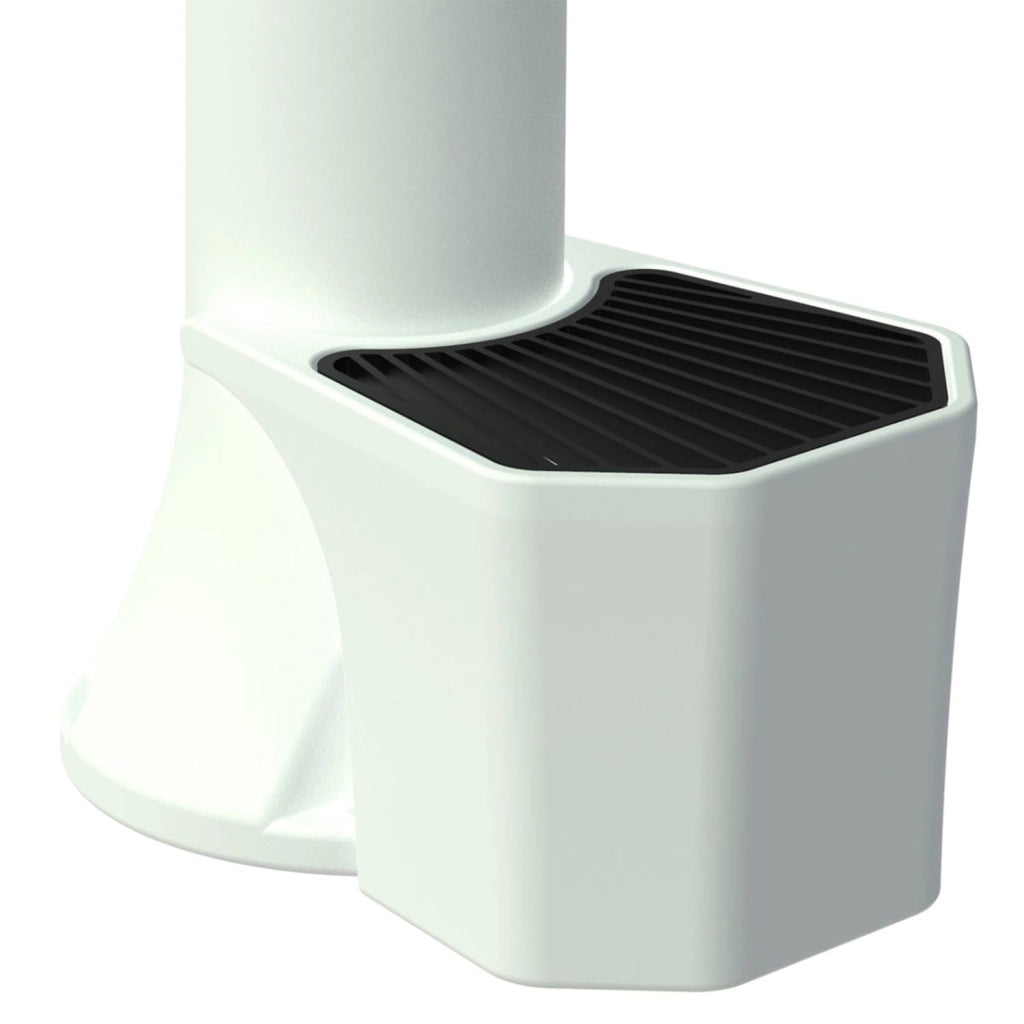 Sined Tritone Pro Fontana Da Giardino Con Secchiello e Tubo Flessibile Con Pistola Bianco Flessibile Interno Doppio Attacco Acqua