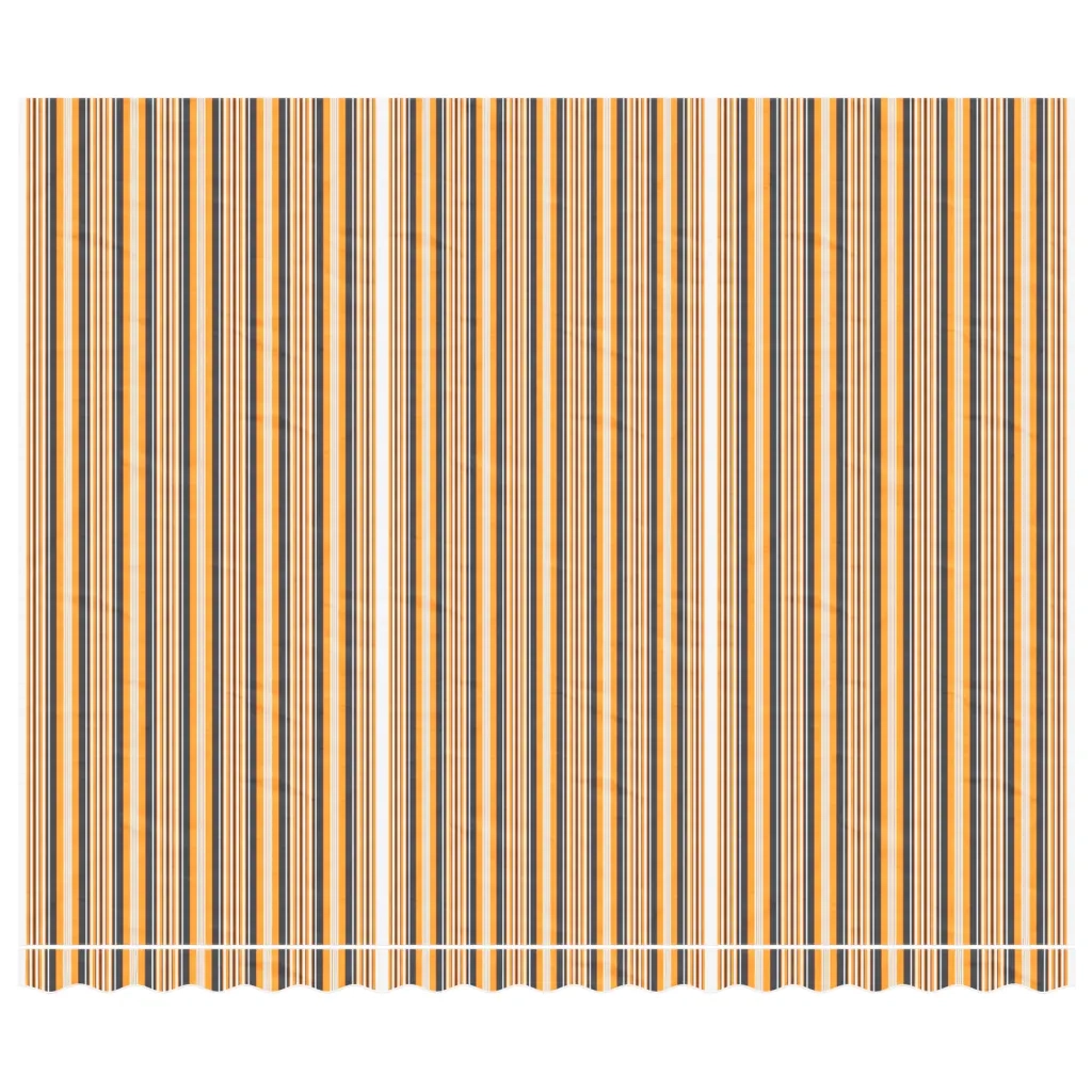 Tessuto di Ricambio per Tenda Strisce Multicolore 4,5x3,5 m 367739