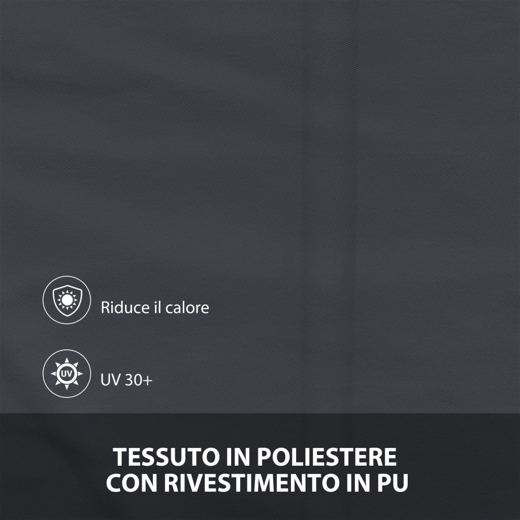 Tenda da Sole Bracci Manuale ¨C zephmum ¨C Grigio 150x120 cm