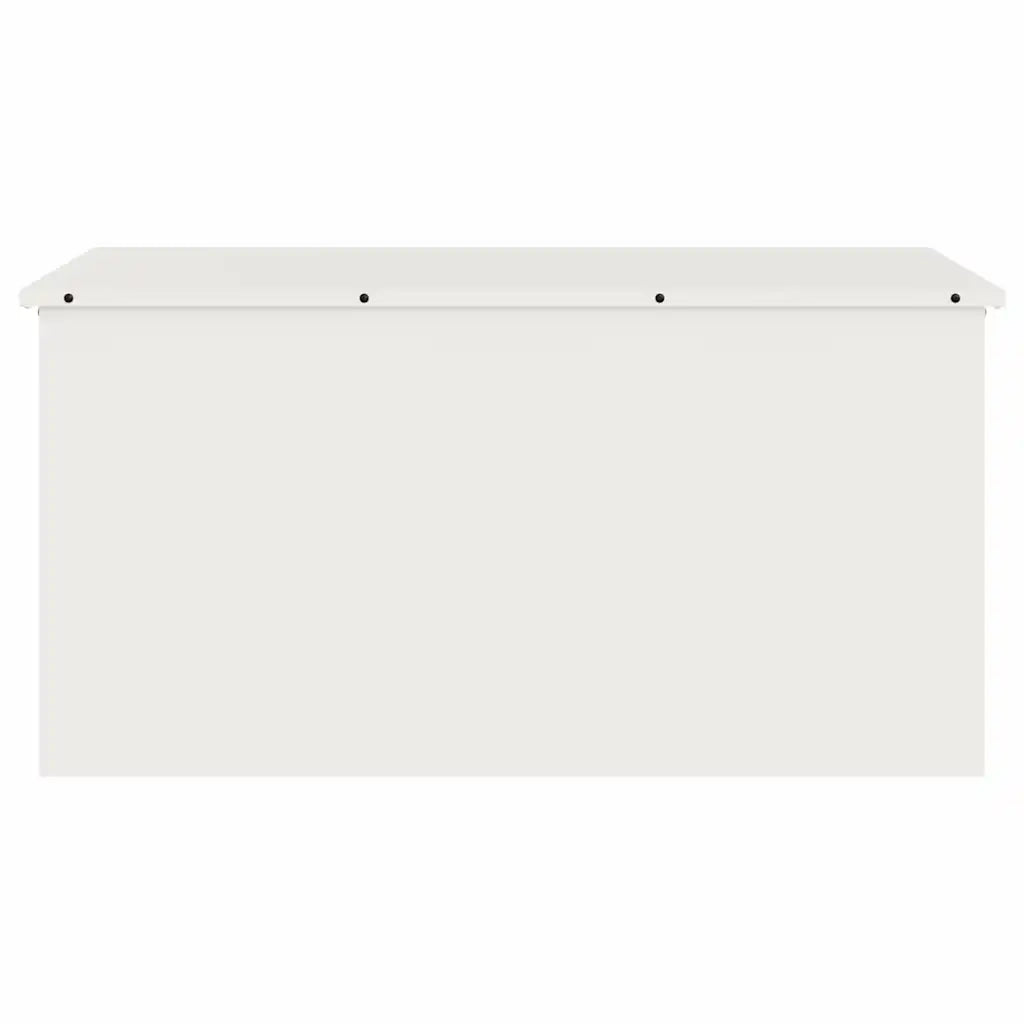 vidaXL Scatola di Stoccaggio Esterno Bianco 100 x 50.5 x 50 cm
