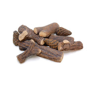 Set 9 Tronchetti Decorativi per Stufe e Camini in Ceramica Effetto Legno