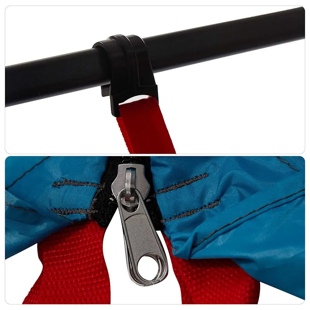 vidaXL Tenda interna in rete Blu 303 x 303 cm