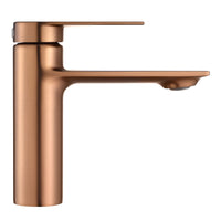 Rubinetto Da Lavabo Rea Storm Copper Brush Low