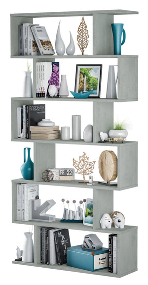 kit libreria athena 80x25x192 cemento cod:ferx.96406