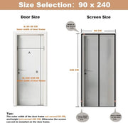 Velo di protezione contro gli insetti - 1 pezzo - Bianco - 90x240 cm