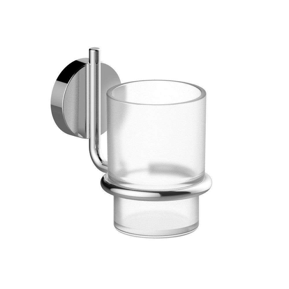 Bicchiere porta spazzolini serie wire - fissaggio ad incollo o con viti