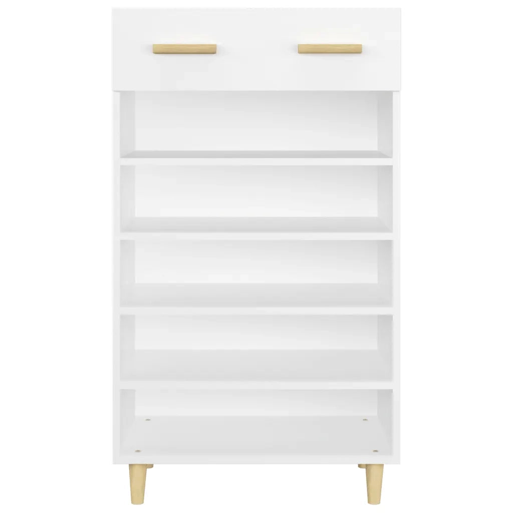 Scarpiera Bianca 60x35x105 cm in Legno Multistrato cod mxl 45295