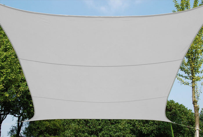 telo ombreggiante hdpe "vela" mt 5x5 bianco cod:ferx.96411