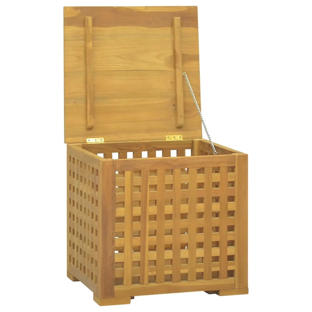 Scatola per Corde 40x40x40 cm in Legno Massello di Teak cod mxl 68999