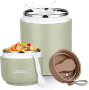 Porta Muesli da Viaggio - senza Lattosio - 720 ml - verde - Acciaio Inossidabile