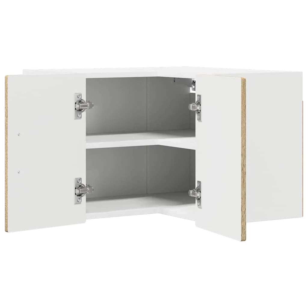 Mobile da cucina moderno con ripiani per un'organizzazione efficiente 57 x 57 x 40 cm realizzato in legno ingegnerizzato di rovere Sonoma 02_0054301