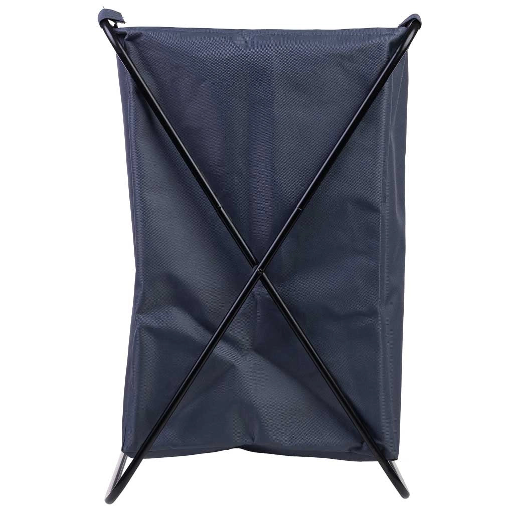 Cesto per la biancheria in metallo e tessuto 65.5x40x56h cm