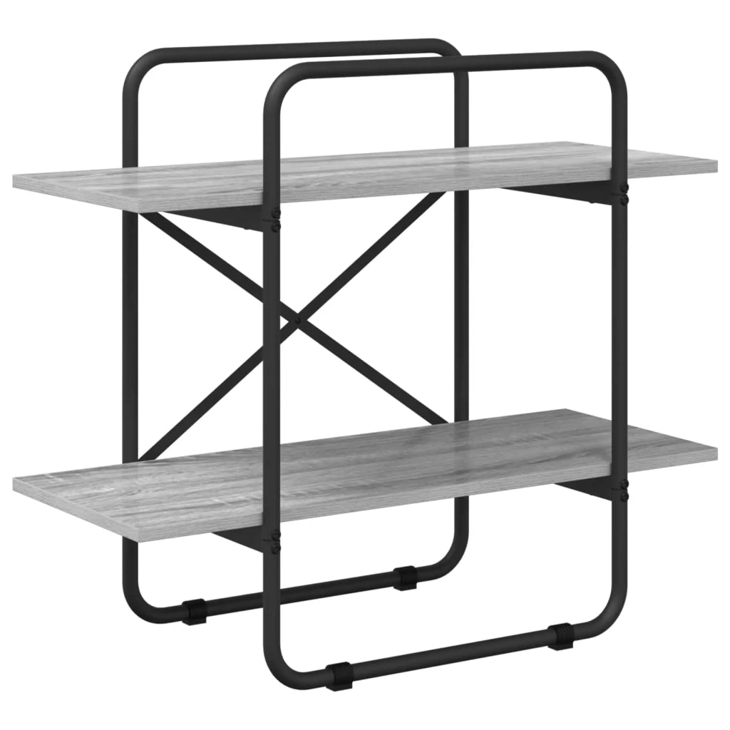 Libreria 2 livelli 60 x 35 x 70 cm PB Sonoma grigio 8007849