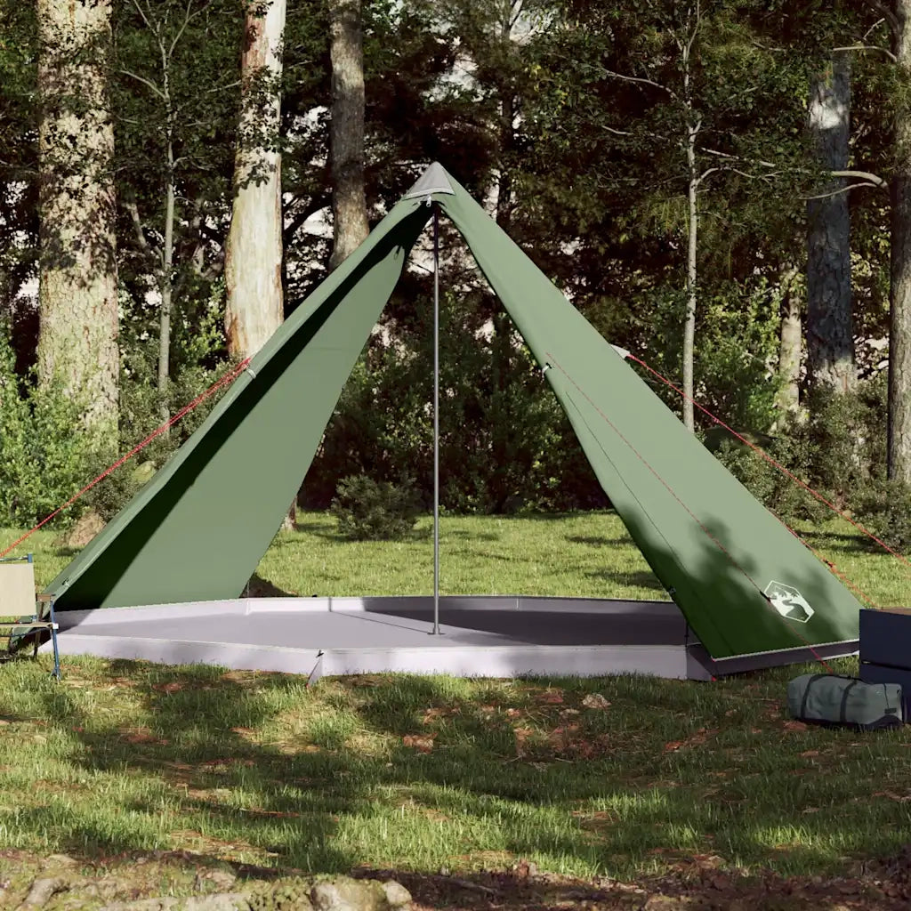 Tenda Familiare Tipi per 8 Persone Verde Impermeabile