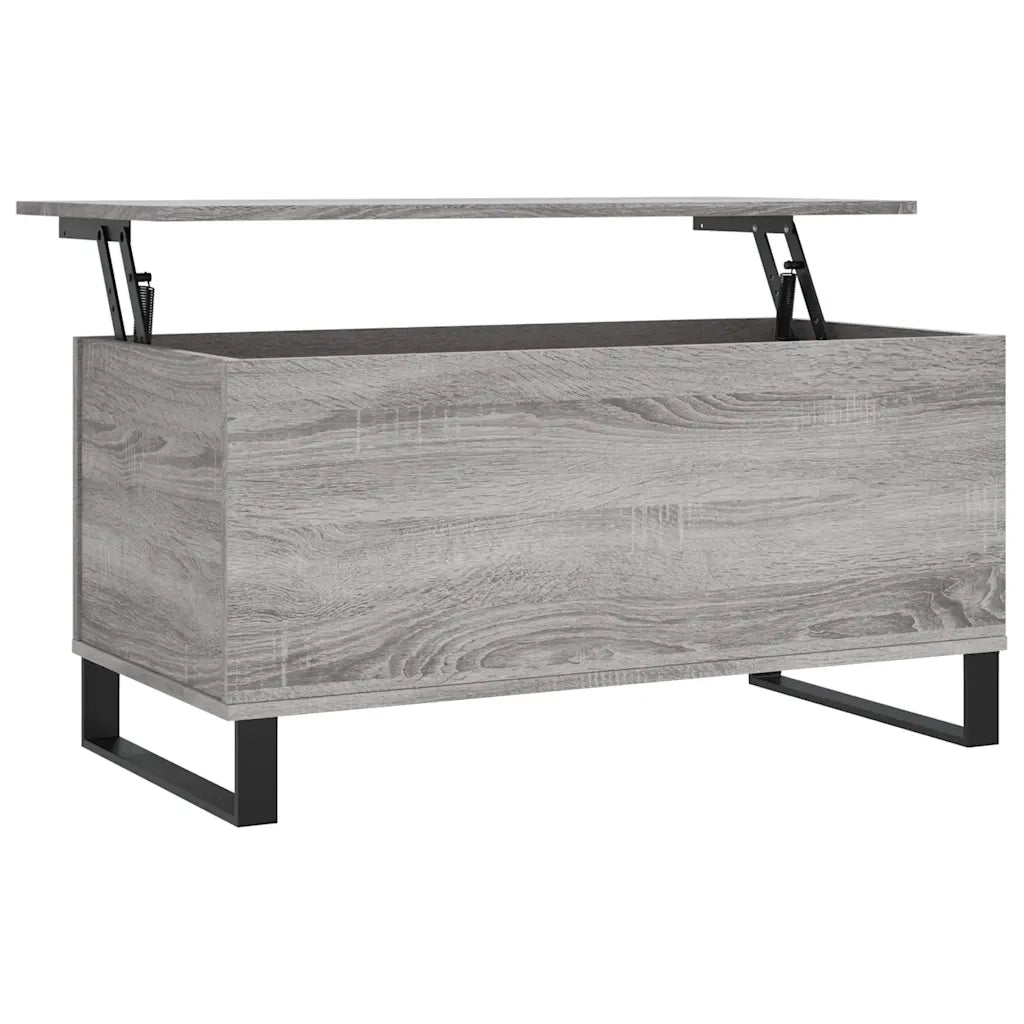 Tavolino salotto | Tavolino da caff¨¨ | Tavolino da Soggiorno Grigio Sonoma 90x44,5x45 cm Legno Multistrato