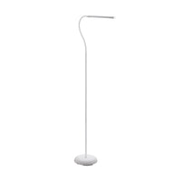 Piantana Moderna Laroa Policarbonato Bianco Luce Led Integrato 4,2W