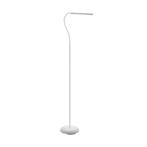Piantana Moderna Laroa Policarbonato Bianco Luce Led Integrato 4,2W