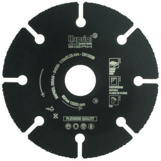 kapriol disco al tungsteno expert ø mm 115 cod:ferx.96436
