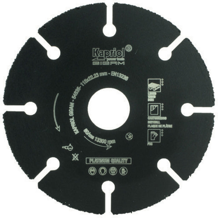 kapriol disco al tungsteno expert ø mm 115 cod:ferx.96436