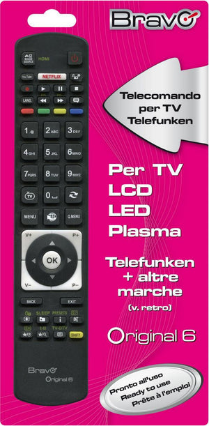 telecomando tv bravo original6 telefunken cod:ferx.96438