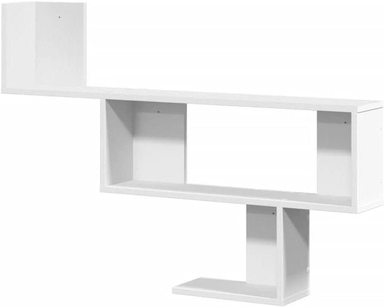 Pannello da parete 100x15x70 cm legno lavorato bianco - pannello da foto pannello da parete - supporto da parete a muro