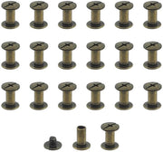Cacciaviti a viti a schermo 20 pezzi - M5 x 10 mm - Viti per cuoio - Alto contenuto di carbonio - Robusto e duraturo - Incluso scatola in plastica