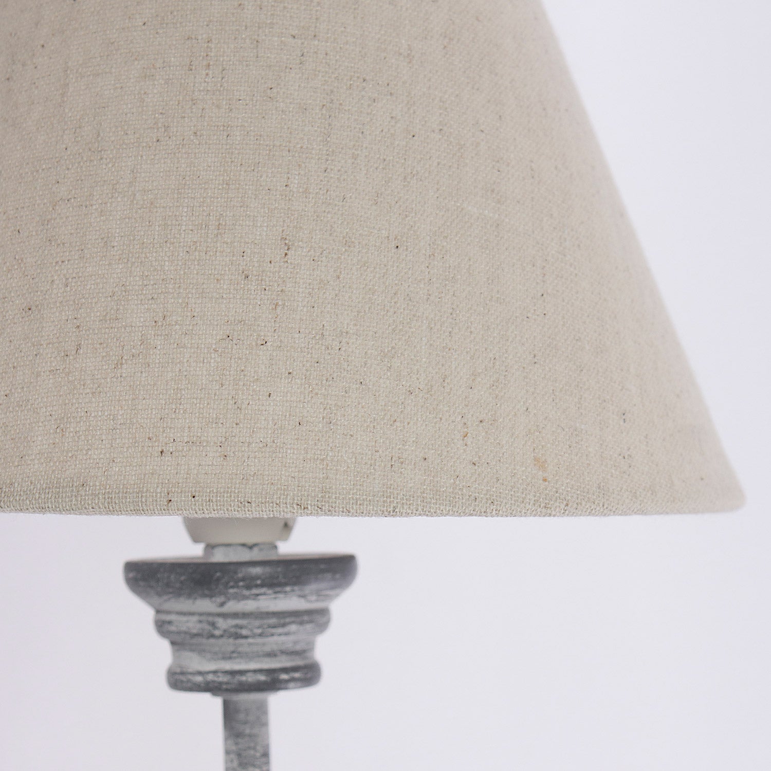 Applique da Parete 13x23xH19 cm in MDF Design Shabby Grigia