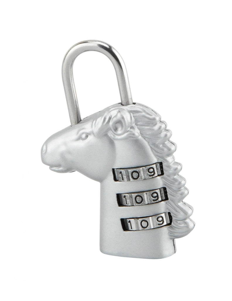 Lucchetto a combinazione Fantasy Horse, 3 cifre, interno, arco in acciaio – THIRARD