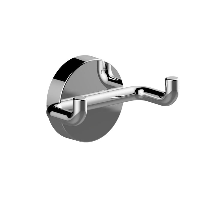 Porta abito serie wire con due ganci d'appoggio - fissaggio ad incollo o con viti