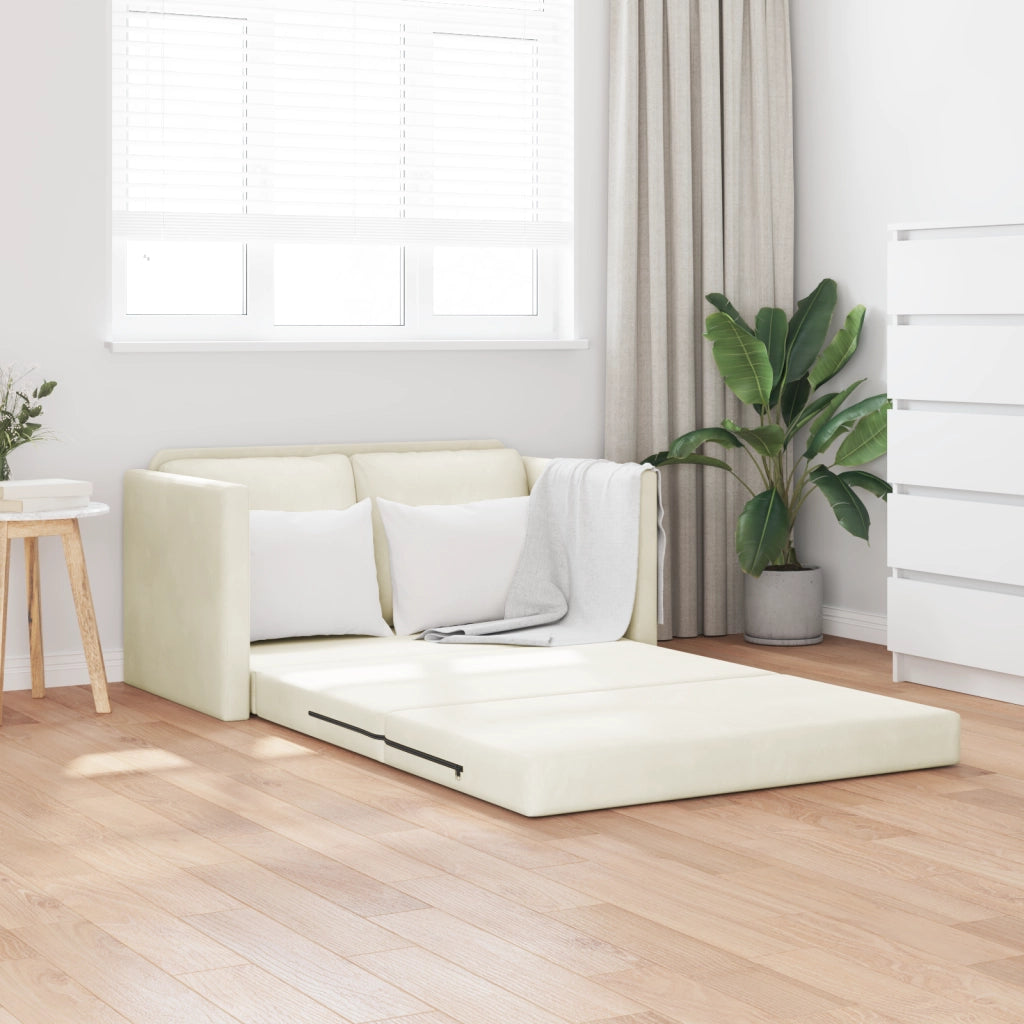 Divanetto 2 posti Crema Tessuto, Legno 2 posti Seduta ampia