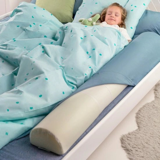 Barriera di sicurezza per lettini da bambini 

Modello: BR-101
Dimensioni: 70x30 cm
Materiali: legno e plastica
Colore: bianco
Età di utilizzo: da 6 mesi a 3 anni