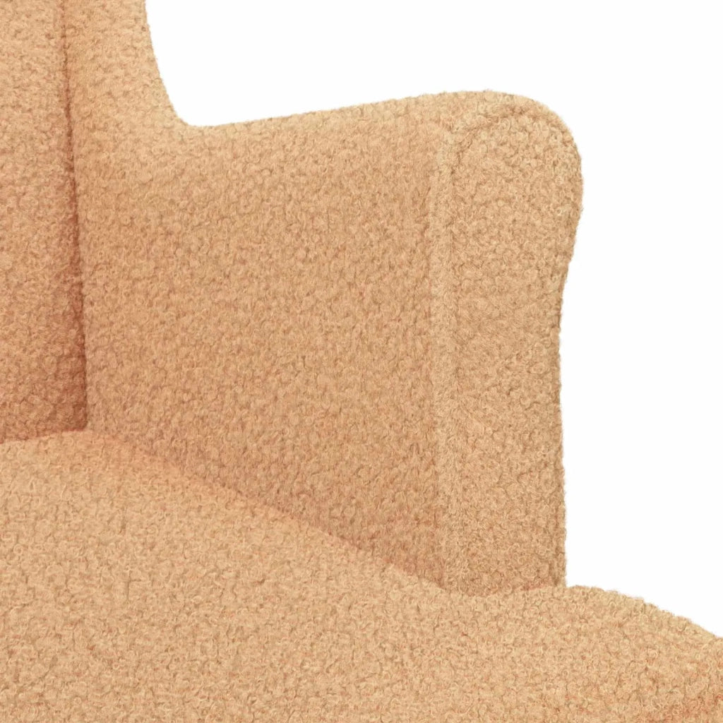 Poltrona | Sedia Relax Beige Boucl¨¦