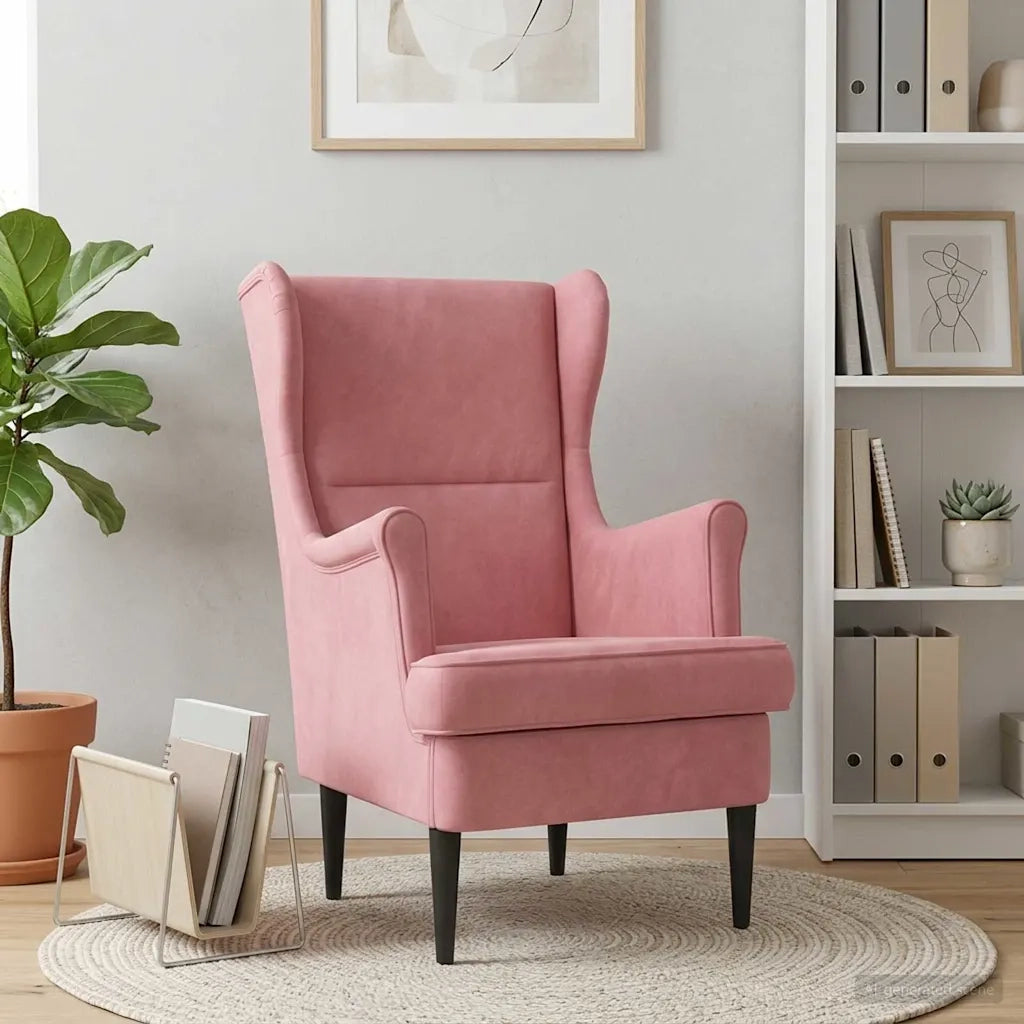 Poltrona Rosa Velluto 42029866