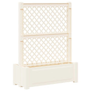Grande vaso con trellis Bianco 99,5 x 43 x 133,5 PP 42041728