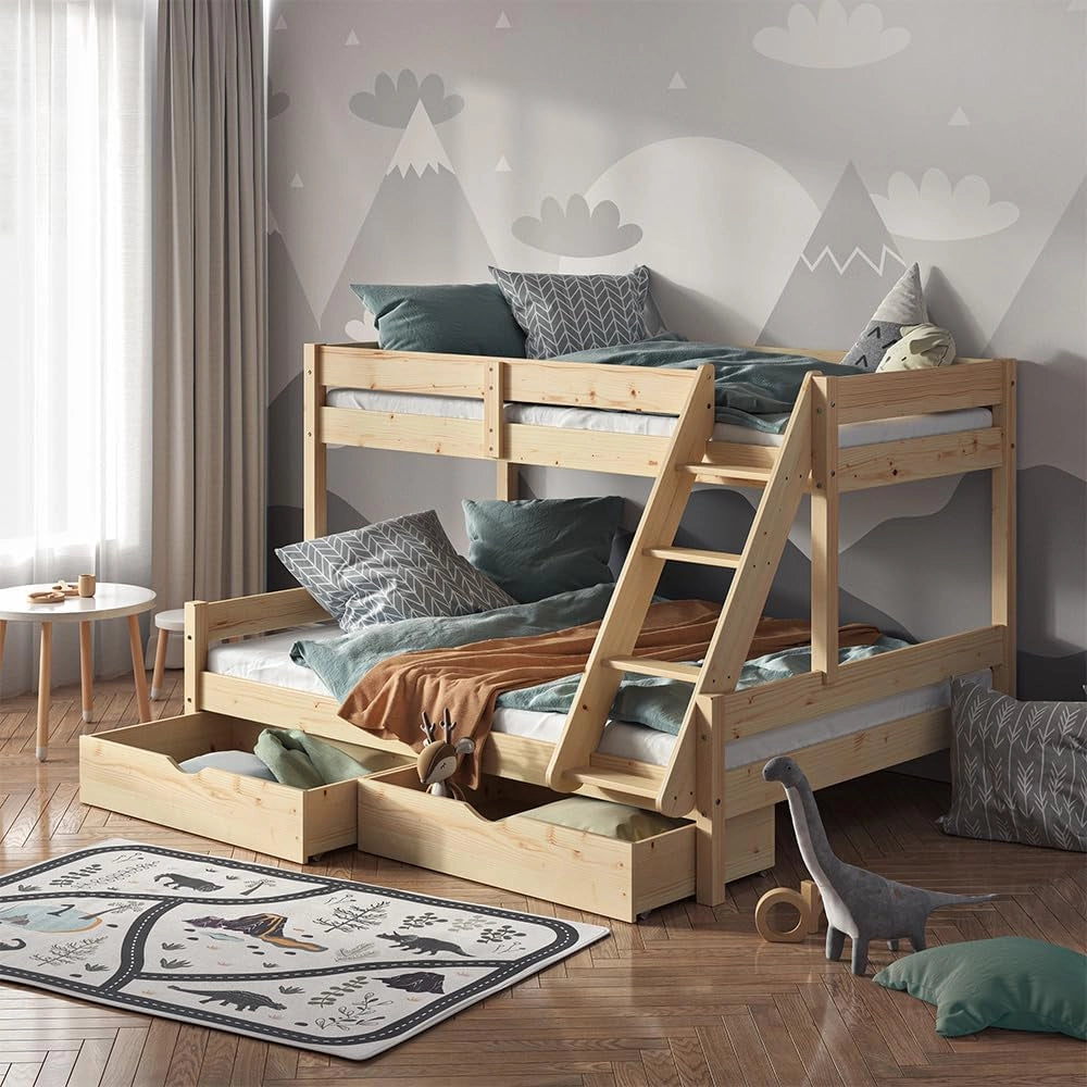 Cassetto rotante Everest, Legno naturale, 98 x 56 cm Set di 2