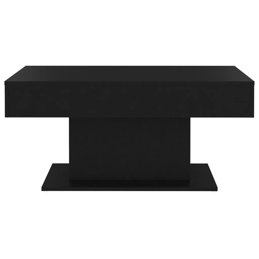 Tavolino da Salotto Nero 96x50x45 cm in Legno Multistrato 806832
