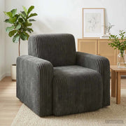 Poltrona Antracite corduroy 42042443