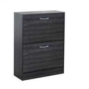 Scarpiera Sally Grigio Scuro: Legno, cm 60x24x80