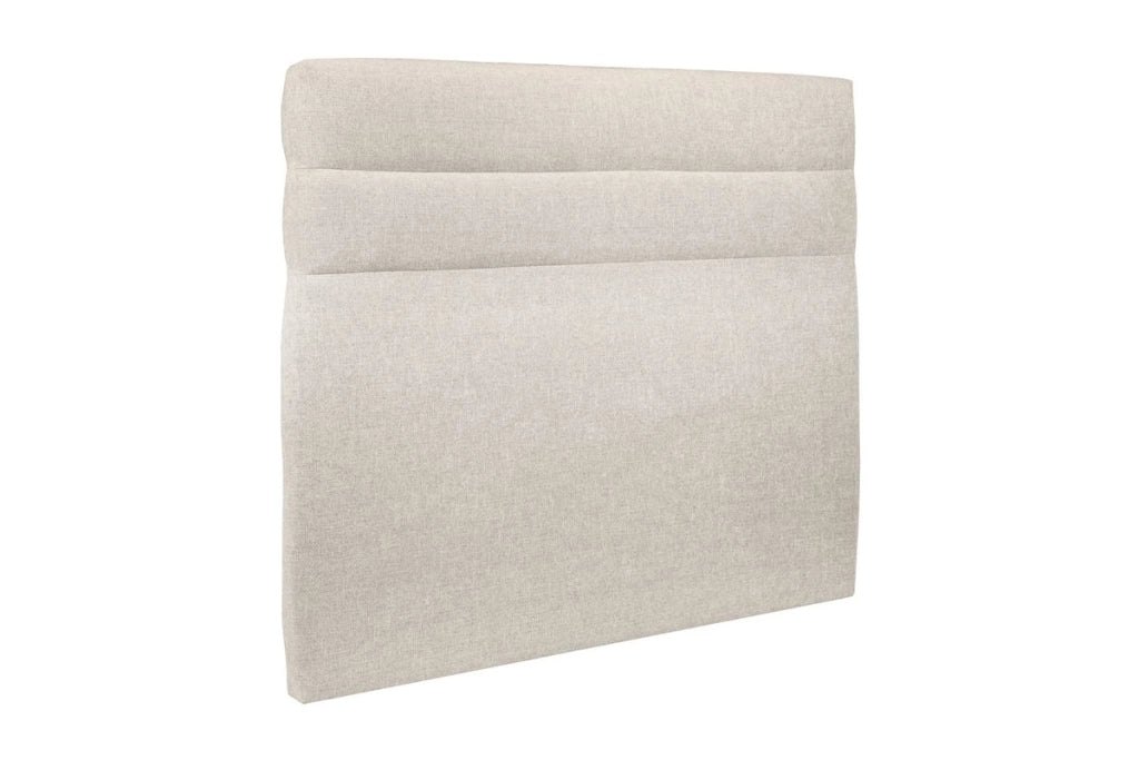 Letto 140x190 cm con testiera in linea - Tessuto Tela opaca