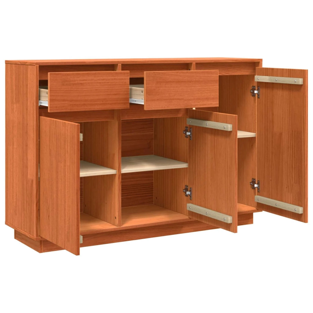 Credenza Marrone cerato 110 x 34 x 75 cm Pino massello 869889
