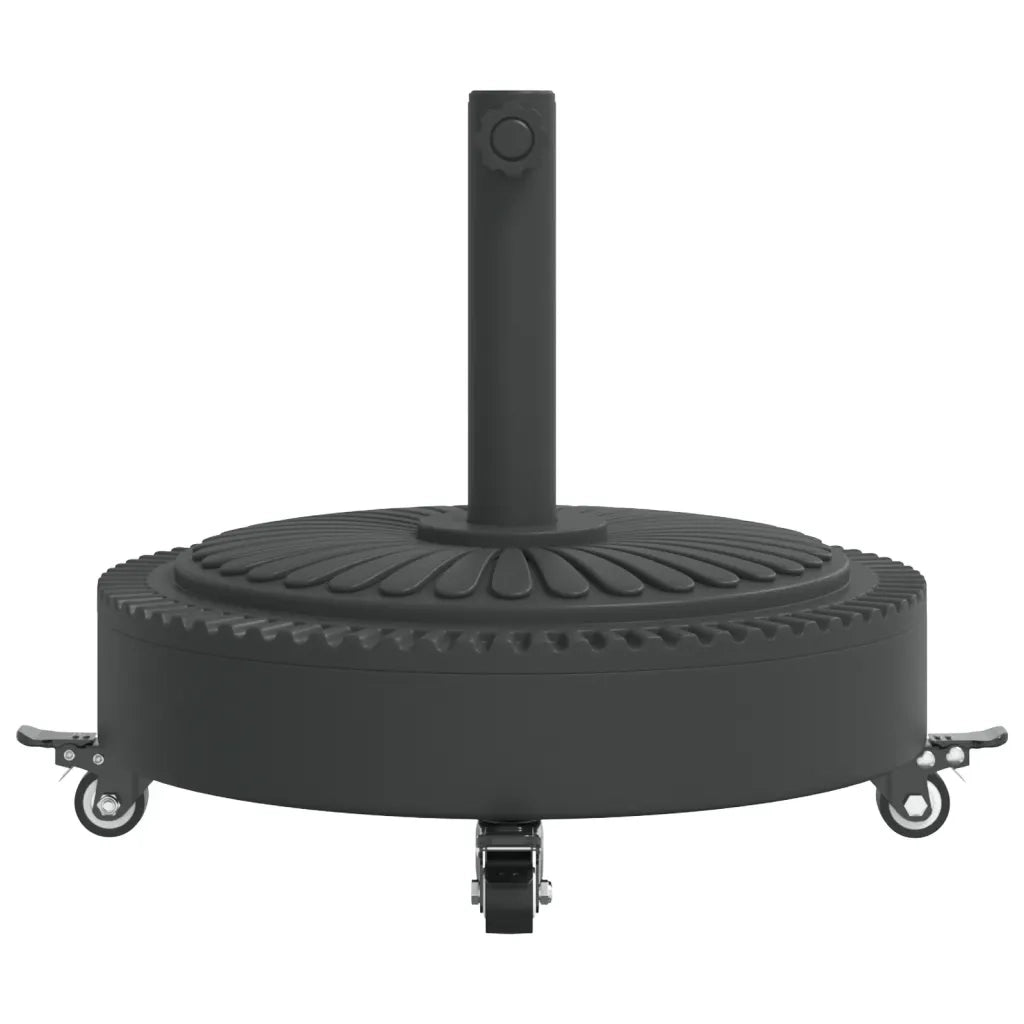 Base per Ombrellone con Ruote per Pali Ã˜38/48 mm 27 kg Rotonda