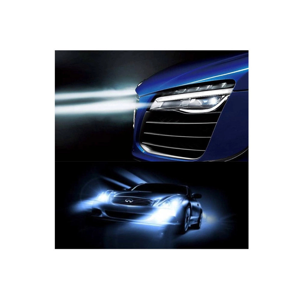 Trade Shop - Coppia Lampade Led Auto Fari H7 X3 Kit Lampadine 50w 6000 Lumen Ip67 -