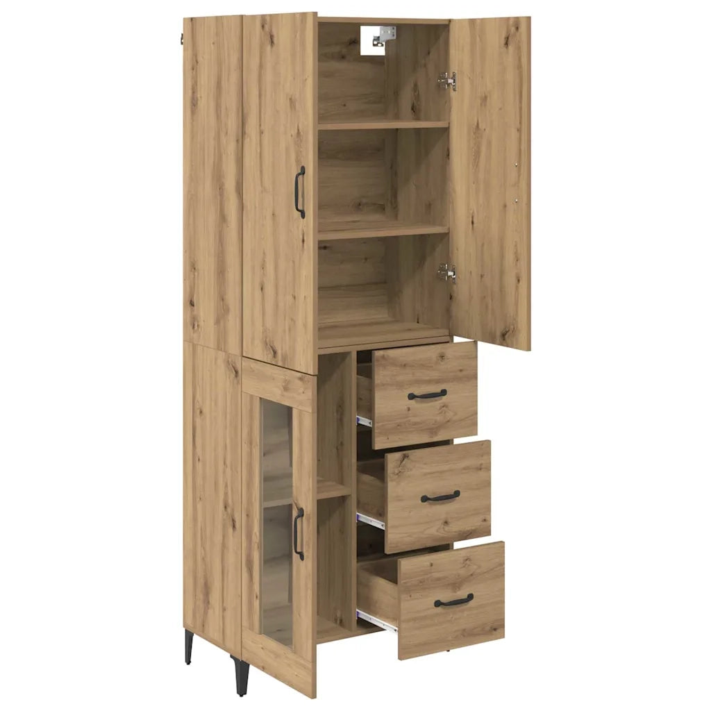 Credenza con cassetto Rovere artigianale 69,5 x 34 x 180 cm 3416012